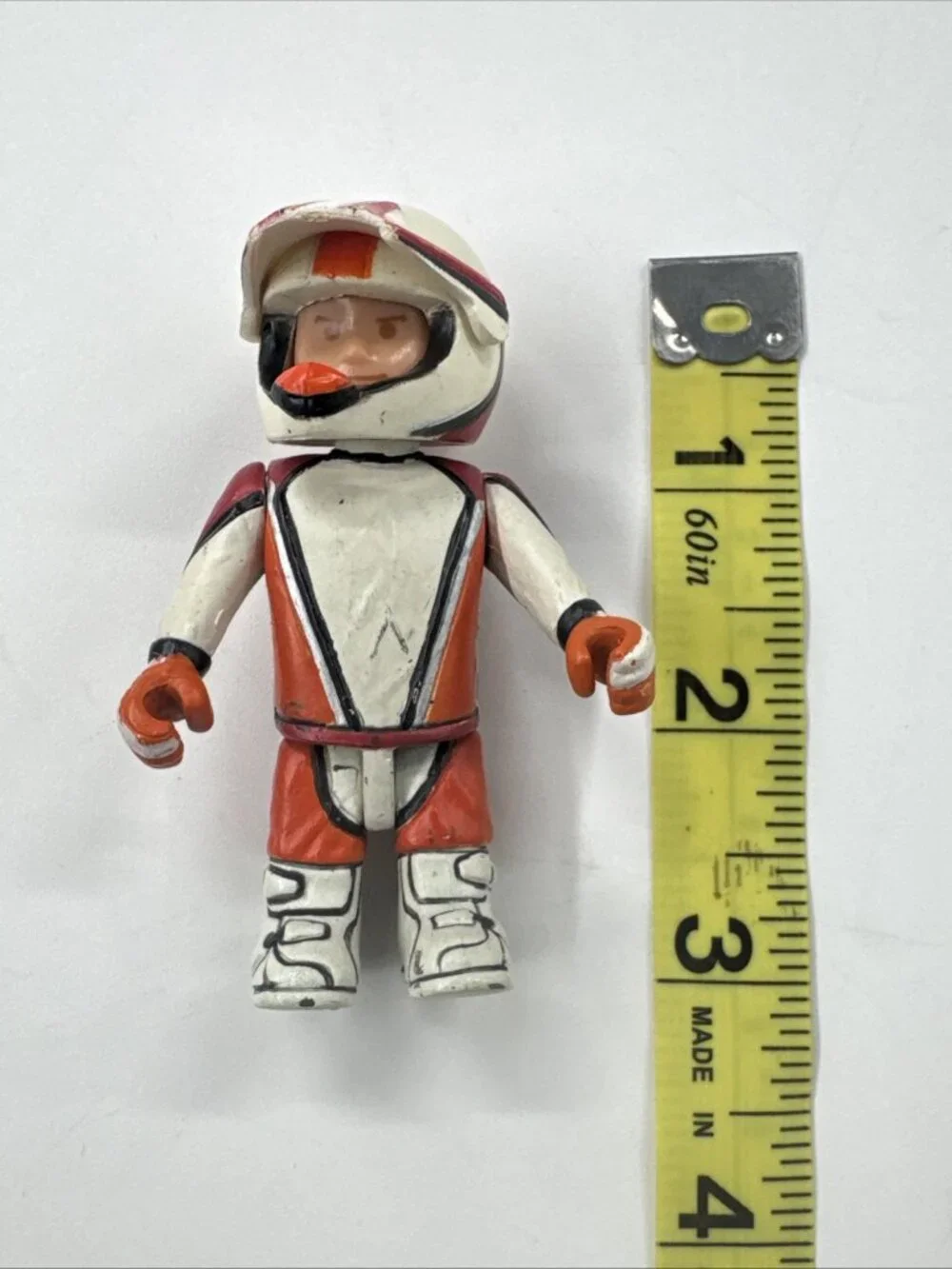 Vintage Mighty World Action Figures Lot of 6 Mike Wrench Spaceman Bald Head Toys